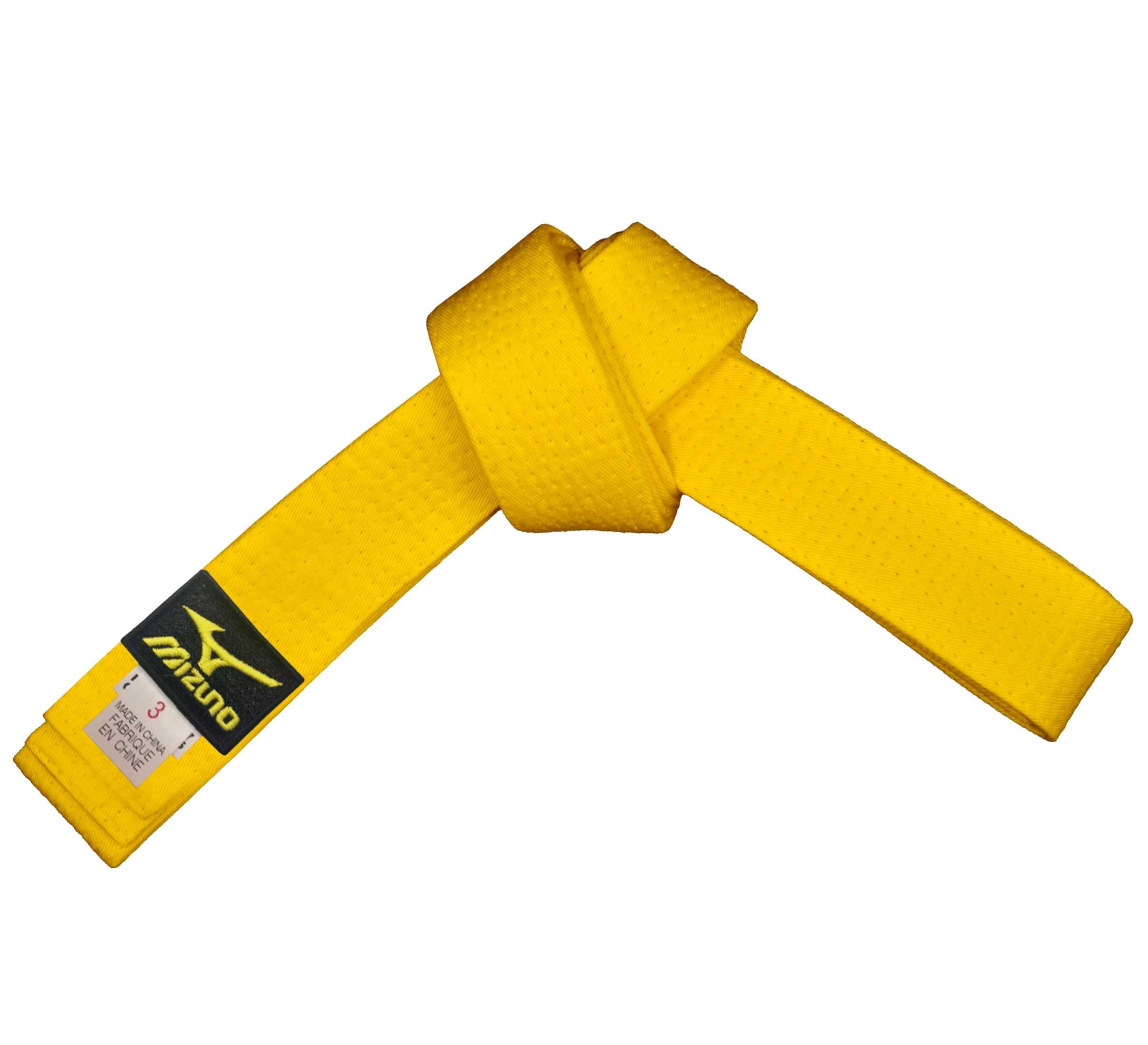 Yellow Mizuno Belt
